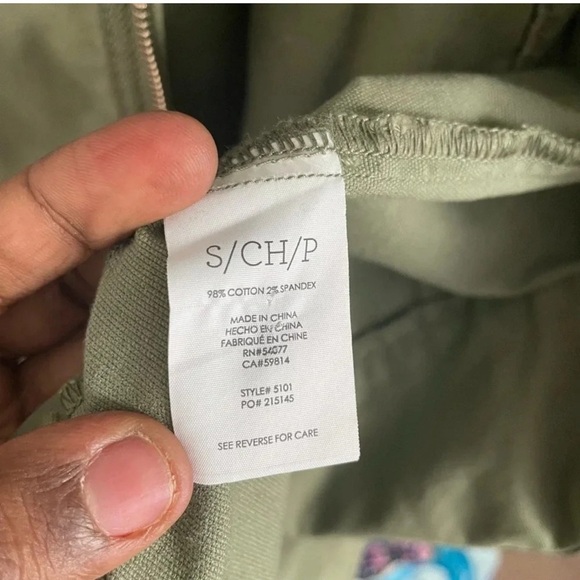 Cabi Green Utility Vest Women's S/M Sleeveless Zip Button Layered Jacket Travel - Picture 6 of 6